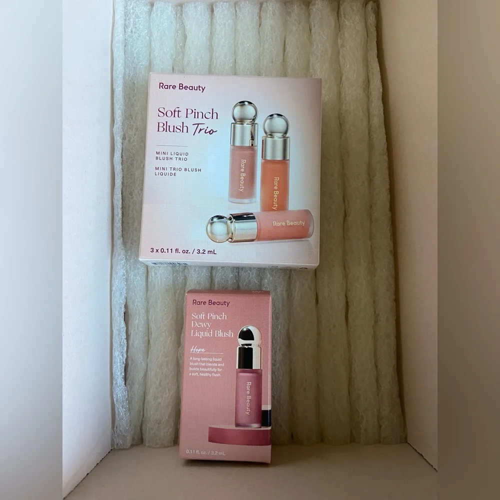 NWT Rare Beauty by Selena Gomez Mini Soft Pinch Liquid Blush Trio ⁣+ Hope